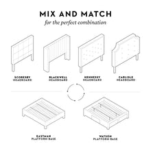 Load image into Gallery viewer, Eastman Platform Bed Base