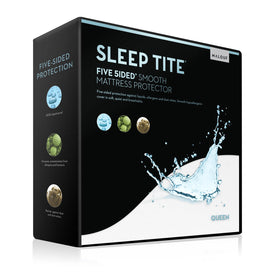 Melnick Sleep 5 Sided Smooth Mattress Protector 1