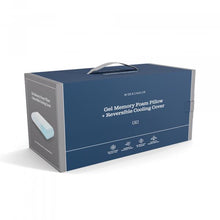 Load image into Gallery viewer, Malouf Weekender Gel Memory Foam Pillow + Reversible Cooling Cover