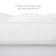 Load image into Gallery viewer, 3&quot; Down Alternative Mattress Topper